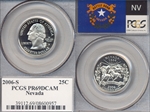 2006-S 25C Nevada PR69DCAM