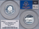 2006-S 25C North Dakota Silver PR69DCAM