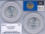 2006-P 25C Nebraska MS67