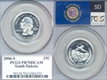 2006-S 25C South Dakota PR70DCAM