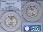 2005-P 25C Minnesota Extra Tree MS67