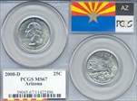 2008-D 25C Arizona MS67