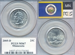 2005-D 25C Minnesota MS67