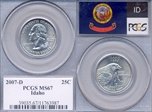 2007-D 25C Idaho MS67