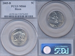 2005-D 5C Bison MS66