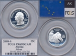 2008-S 25C Alaska Silver PR69DCAM
