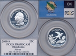 2008-S 25C Oklahoma Silver PR69DCAM