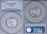 2005-P 5C Bison MS66