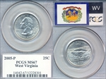 2005-P 25C West Virginia MS67