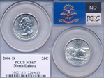 2006-D 25C North Dakota MS67