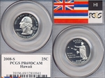 2008-S 25C Hawaii PR69DCAM