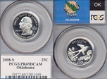 2008-S 25C Oklahoma PR69DCAM