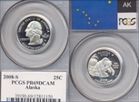 2008-S 25C Alaska PR69DCAM