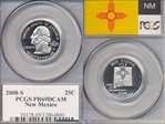 2008-S 25C New Mexico PR69DCAM