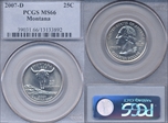 2007-D 25C Montana MS66