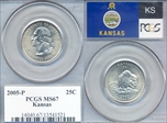 2005-P 25C Kansas MS67
