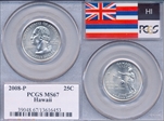 2008-P 25C Hawaii MS67
