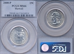 2008-P 25C Hawaii MS66