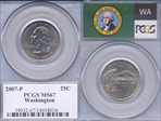 2007-P 25C Washington MS67