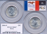 2004-P 25C Iowa MS67