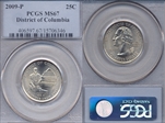2009-S 25C District of Columbia PR70DCAM