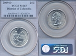 2009-S 25C District of Columbia PR70DCAM