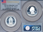 2010-S 25C Hot Springs NP - Silver First Strike PR69DCAM