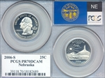 2006-S 25C Nebraska PR70DCAM