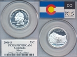 2006-S 25C Colorado Silver PR70DCAM
