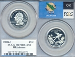2008-S 25C Oklahoma PR70DCAM