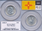 2008-P 25C New Mexico MS67