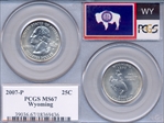 2007-P 25C Wyoming MS67