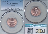 2010-S 1C Shield PR70DCAM