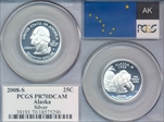 2008-S 25C Alaska Silver PR70DCAM