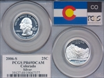 2006-S 25C Colorado Silver PR69DCAM