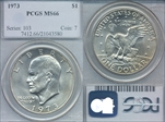 1973 $1 MS66