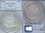 1878-S T$1 Trade VF30
