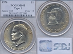 1976 $1 Type 1 MS65