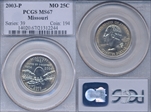 2003-P 25C Missouri MS67