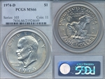 1974-D $1 MS66