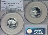 2005-S 5C Bison PR70DCAM