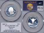 2007-S 25C Montana Silver PR70DCAM