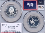 2007-S 25C Wyoming PR70DCAM