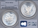 1878-S $1 MS66