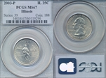 2003-P 25C Illinois MS67