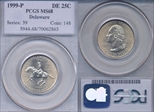 1999-P 25C Delaware MS68