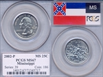 2002-P 25C Mississippi MS67
