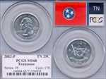 2002-P 25C Tennessee MS68