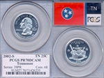 2002-S 25C Tennessee PR70DCAM