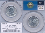 2000-D 25C New Hampshire MS66